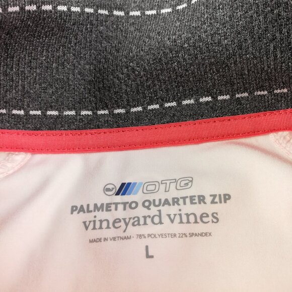 2023 RiverCrest Golf Club Jacket Vineyard Vines Performance 1/4 Zip Mens Large - Picture 5 of 11